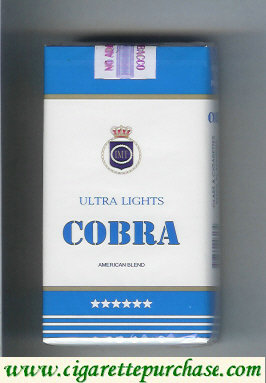 Cobra Ultra Lights American Blend cigarettes long